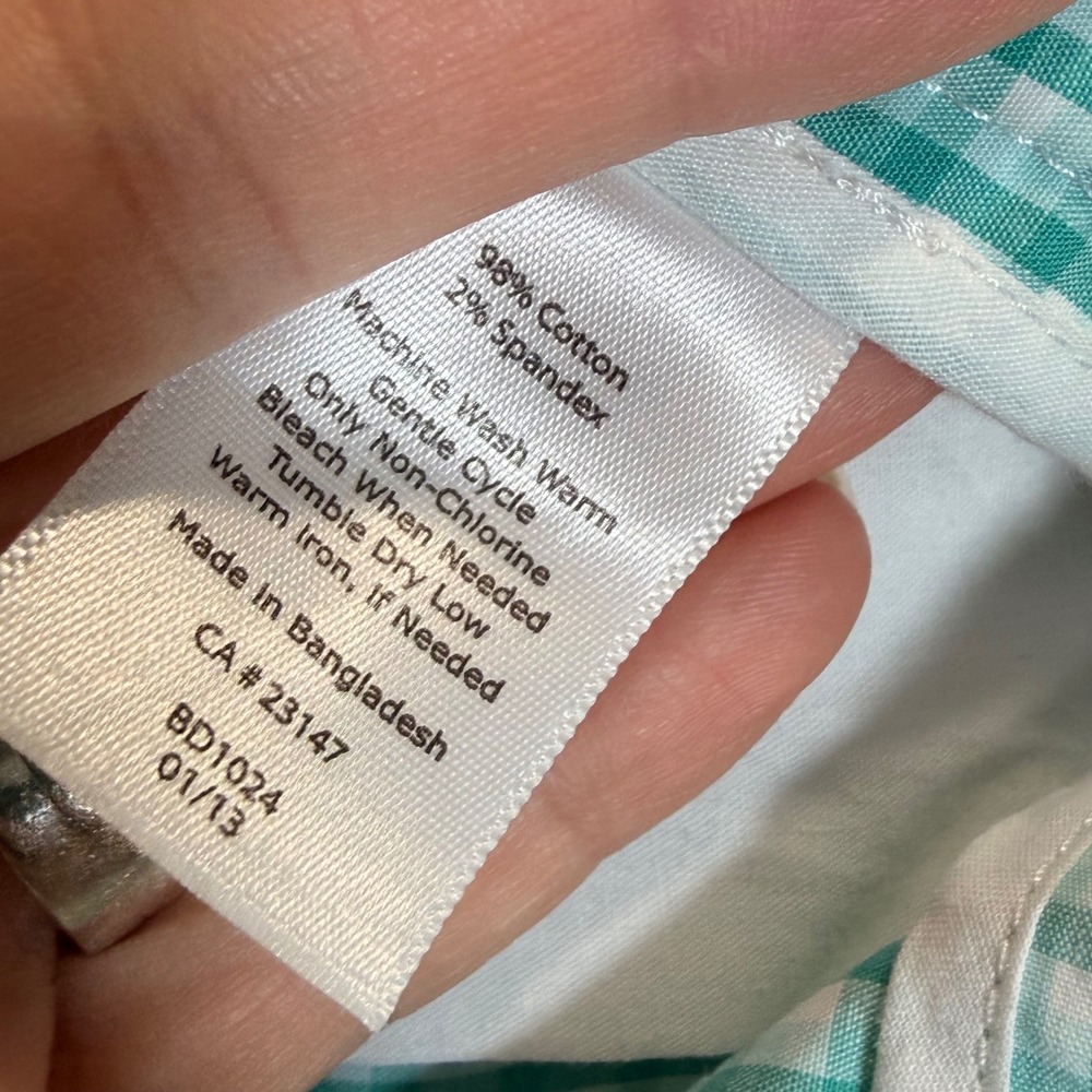 Talbots Heritage Stretch Plaid Short (10) Golf Activewear Cotton Modest Comfort - Picture 10 of 12